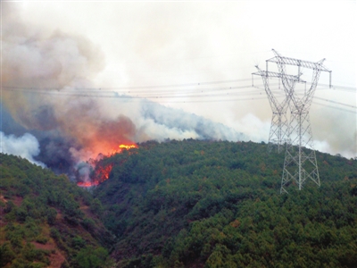 输电线路山火在线监测预警系统